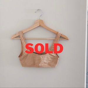 TAN BRA TOP